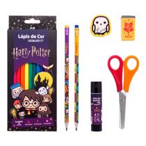 Material Escolar Papelaria Kit Infantil Harry Potter 18 Pçs - LEO&LEO