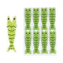 Material Realista Para Atado De Moscas Em Forma De Camarão, Folhas Pré-Cortadas De 1/4, Iscas Para