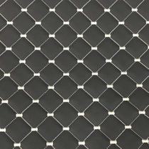 material sintético Automotivo Acoplado Diamante Grafite Com Cinza