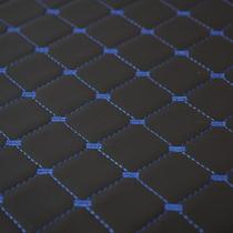 material sintético Automotivo Diamante Uruguai Preto x Azul material sintético Automotivo Diamante Uruguai Preto x Azul