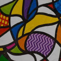 material sintético Dekorama Sintético Revest Pop Art - o Metro