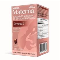 Materna Ômega 3 DHA Com 30 Cápsulas - Nestlé