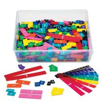 Math Manipulatives hand2mind, blocos decimais e fracionários