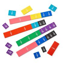 Math Manipulatives hand2mind, blocos decimais e fracionários