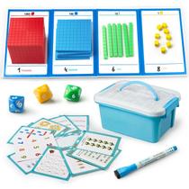 Math Manipulatives Stochastic Box Base Ten Blocks 147 unidades
