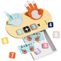 Math Toy TOP BRIGHT Finger Number para crianças de 2 a 4 anos com cartões