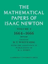 Mathematical papers isaac newton - 8 volumes - CUA - CAMBRIDGE USA