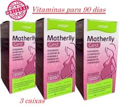 Matherlly Gest 3x30 Comprimidos Vitamina Para Gestantes - Natulab