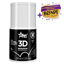Matizador 3d Magic Color Master Black Efeito Preto 100ml