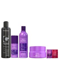 Matizador Black Cinza e Kit Home Care Para Loiras Prohall Matizador Black Cinza e Kit Home Care Para Loiras Prohall