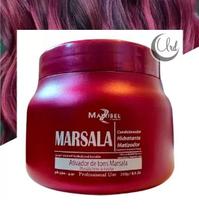 Matizador Condicionador Vinho Marsala Intenso 250g Mairibel Mascara Hidratante