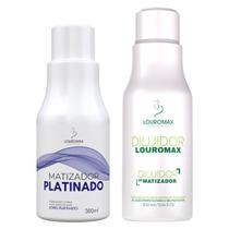 Matizador Efeito Loiro PLATINATO e DILUIDOR de Matizador 300ml KIT