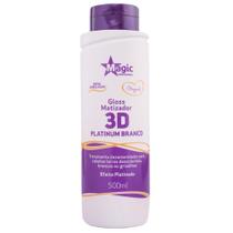 Matizador Gloss 3D Platinum Branco 500ml - Magic Color - Magic Color