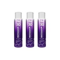 Matizador Gloss Magic Color 500Ml Platinum Branco - 3Un