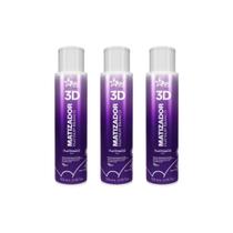 Matizador Gloss Magic Color 500ml Platinum Branco - 3un