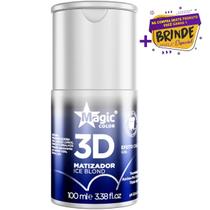 Matizador Magic Color Ice Blond 3d Efeito Cinza 100ml