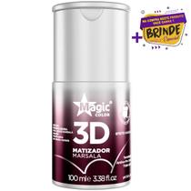 Matizador Magic Color Marsala 3d Efeito Marsala 100ml Matizador Magic Color Marsala 3d Efeito Marsala 100ml