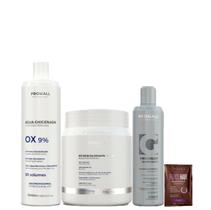 Matizador Silver Branco Pó Branco e Ox 30 Volumes Prohall