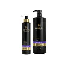 Matizante Kit Bio Extratus - Brilho Platinado (Máscara Violeta 1L/Shampoo 300ml)