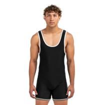 Matman U.S.A. The Edge Singlete de Luta Livre Old School Masculino e Infantil (Preto/Branco, XX-Pequeno) Matman U.S.A. The Edge Singlete de Luta Livre Old School Masculino e Infantil (Preto/Branco, XX-Pequeno)