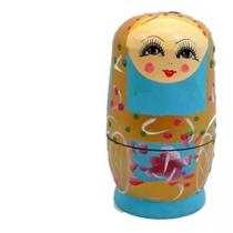 Matriosca Boneca Russa Com 5 Bonecas 12Cm Alt. ul