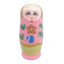 Matrioska Russa Rosab 6 Bonecas Uma Dentro Da Outra 14 Cm