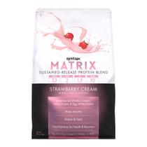 Matrix - Strawberry Cream - Sustained - Release Protein Blend - Syntrax 2,27g