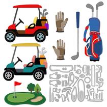 Matriz de corte em aço carbono para golfe DELORIGIN 16 x 11 cm Matriz de corte em aço carbono para golfe DELORIGIN 16 x 11 cm