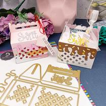 Matriz de Corte em Metal JBQUEEN Sweet Treat Box DIY Matriz de Corte em Metal JBQUEEN Sweet Treat Box DIY