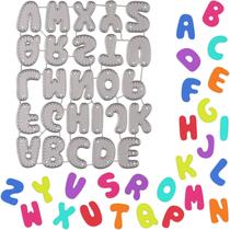 Matriz de corte Kutyndrix alfabeto A-Z com costura em metal