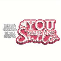 Matriz de corte LZBRDY You Make Me Smile 9,4 x 10,4 cm Matriz de corte LZBRDY You Make Me Smile 9,4 x 10,4 cm