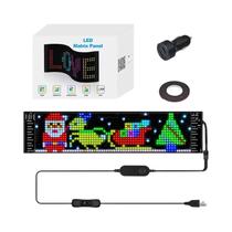 Matriz De LED RGB Endereçável Flexível, Painel De Pixel, USB 5V, Bluetooth, Aplicativo, Graffiti,