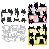 Matrizes de Corte DELORIGIN Gatinhos Pretos para Scrapbooking