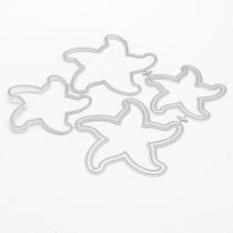 Matrizes de Corte KSCRAFT Estrela-do-Mar Moldes Metálicos 6x7 cm