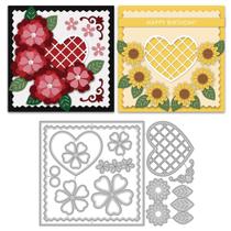 Matrizes de corte metálicas 3D de flores DELORIGIN em aço carbono Matrizes de corte metálicas 3D de flores DELORIGIN em aço carbono