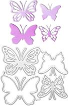 Matrizes de Corte Metálicas de Borboletas Wentoenapp para Scrapbooking Matrizes de Corte Metálicas de Borboletas Wentoenapp para Scrapbooking