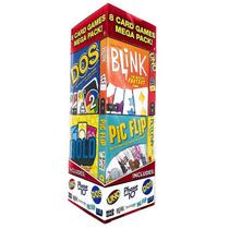 Mattel 8ct Card Games Mega Pack Uno Pictionary Fase 10 Dos