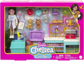 Mattel - barbie - chelsea can be - clínica veterinária