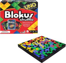 Mattel Blokus Shuffle: UNO Edition Strategy Board Game para 2 a 4 Jogadores, Gift for Kid, Family or Adult Game Night, Ages 6 Years &amp Older