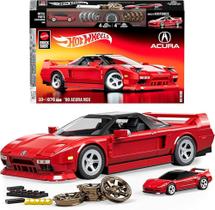Mattel Brick Shop Hot Wheels Jogo de Construção Elite Acura NSX em escala 1:16