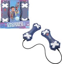 Mattel Crossed sinaliza jogo eletrônico com par de varinhas de luz falantes, jogar sozinho ou com até 4 jogadores, Mover Varinhas para cima, para baixo ou shake, presente para crianças de 8 anos e up