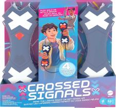 Mattel Crossed sinaliza jogo eletrônico com par de varinhas de luz falantes, jogar sozinho ou com até 4 jogadores, Mover Varinhas para cima, para baixo ou shake, presente para crianças de 8 anos e up