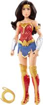 Mattel Mulher Maravilha 1984 Wonder Woman Doll (~12-in) Vestindo moda e acessórios de super-herói, com laço, para crianças de 6 anos e up
