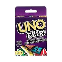 Mattel UNO FLIP! Jogo De Tabuleiro Diversão Familiar Entretenimento Para Crianças Cartas De Jogo