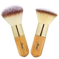 Matto Makeup Brush Set 2 Peças Face Blush Kabuki Powder Foundation Escovas de maquiagem para creme bb mineral