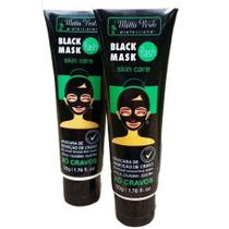 Matto Verde Mascara Facial Black Para Remoção De Cravos 50g modelo:kit 2 Matto Verde Mascara Facial Black Para Remoção De Cravos 50g modelo:kit 2