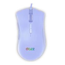 Mause gamer dazz mizard usb 12000 dpi roxo 7 botoes e cabo de 1,8m