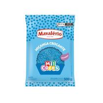 Mavalério Confeito Miçanga Azul 500G