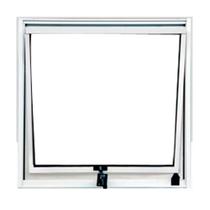 Max-Ar Alumínio Branco 50x50 cm Sem Grade 1 Seção Max Lux