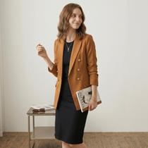 Max Blazer Feminino Alfaiataria Longo Premium Casaco Social Com Botão M G e GG Max Blazer Feminino Alfaiataria Longo Premium Casaco Social Com Botão M G e GG